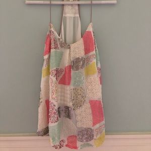 Anthropologie sequin tank top